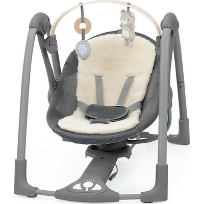 Ingenuity vibrujúca hojdačka s melódiou EVERY SEASON 3xC šedá | AG0704