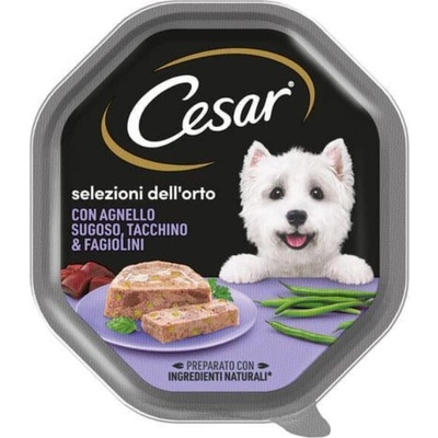 Cesar s jehněčím, krůtím masem a fazolkami 150 g