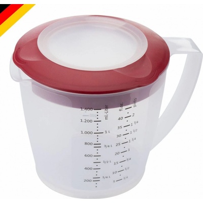 Nádoba mixovací s víčkem a odměrkou HELENA 1,4 l - červená Westmark