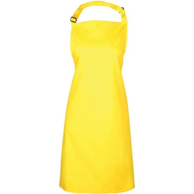 Premier Workwear Klasická zástěra za krk PR150 Yellow Pantone Yellow c 72x86cm