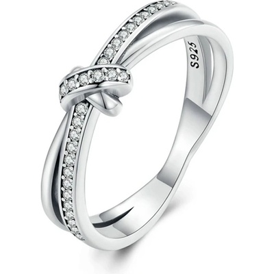 Grace Silver Jewellery Stříbrný prsten se zirkony Caterina, stříbro P-SCR896 Stříbrná