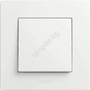 Legrand - Ключ за стълбище № 6 с бяла рамка NILOE STEP (LR0056A)
