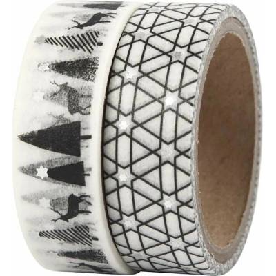 Sada washi pásků Deer and pattern