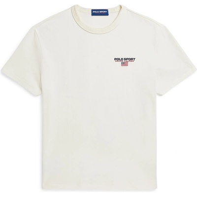 Polo Sport by Ralph Lauren Тениска Polo Sport by Ralph Lauren Side Logo T-Shirt - Clubhouse Cream