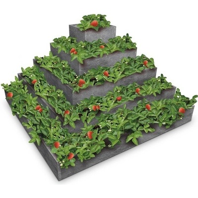 TRANSFORM TRAPLAST Pyramida na jahody 2*2*1m pětipatrová