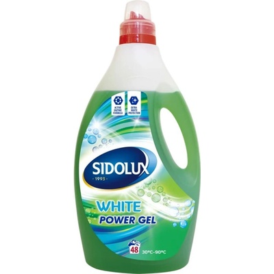 Sidolux White Power prací gel bílého prádla 48 PD 1,92 l