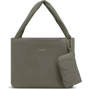 Kapten & Son Чанта за рамо Kapten & son Women's Norva 2in1 Shopper Quilted 23 Shoulder bag - Quilted Khaki - размер 23 l (510-7793-0111)