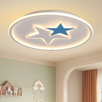 Brilagi - LED детски плафон STARS LED/35W/230V Ø 53 см (BG3258)