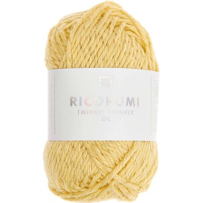 Rico Design Háčkovací příze Ricorumi Twinkly Twinkly odstín 005 žlutá - 1 ks