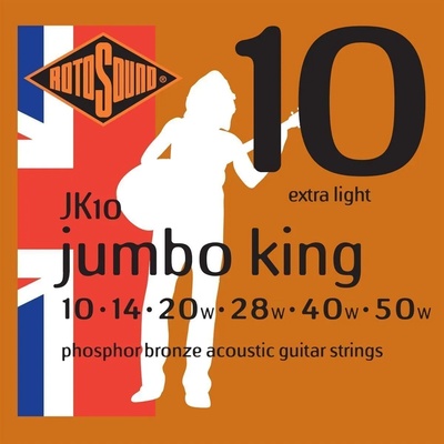 Rotosound JK10 Струни за акустична китара (JK10)