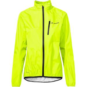 Vaude Дамско водоустойчиво яке за колоездене Vaude Women's Drop Jacket III Cycling jacket - Neon Yellow / Neon Yellow - размер 40 (EU) (151-0003-3314)