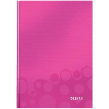 Leitz Wow záznamová kniha A4 linajková ružová 80 listov