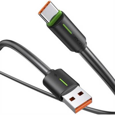 USAMS Кабел за данни USAMS YU USB - Type-C, 100 cm, ЧЕРЕН SJ732USB01 (SJ732USB01)