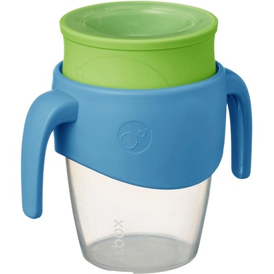 B.BOX Hrnček 360° Ocean Breeze na učenie sa piť 250 ml modrozelený