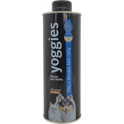 Yoggies Olej z divokej bielej ryby pre psy a mačky 500 ml