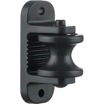 Rohový otočný izolátor s valčekom pre laná do 8 mm, pre skrutky - 4 ks