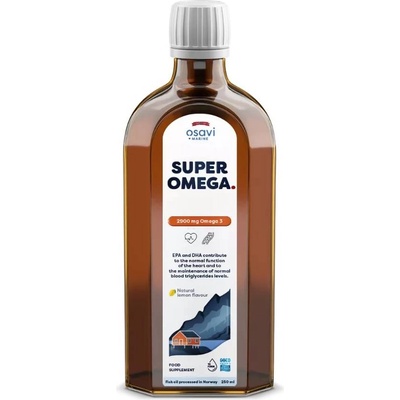 Osavi Super Omega Liquid, 2900 mg, 250 ml, Osavi