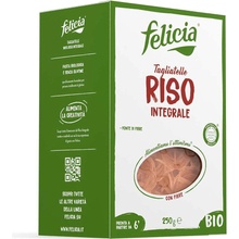 Felicia bio Hnedá Ryža Tagliatelle bezlepkové cestoviny 250 g