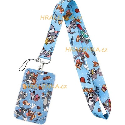 Šňůrka na krk 22102 s cedulkou Tom a Jerry