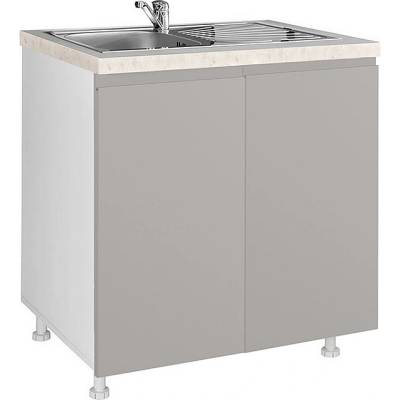 Matis Кухненски шкаф долен за вградена мивка Aura D80/S бежов