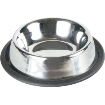 TRIXIE Stainless Steel Bowl - Метална купа за храна или вода за кучета и котки, 200 мл