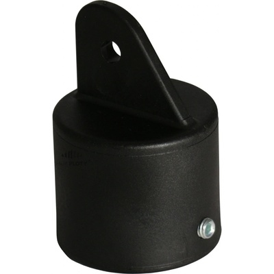 Koncovka vzpěry s okem, průměr 48 mm, černá