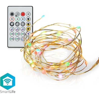 Nedis SmartLife RGB řetěz Wi-Fi 5m WIFILX51RGB