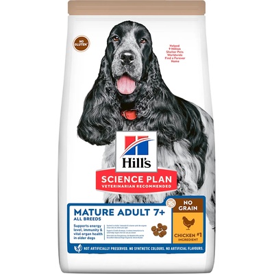 Hill's Science Plan Mature Adult 7+ age No Grain chicken 14 kg