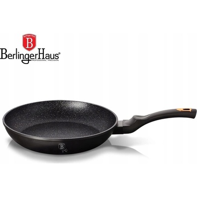 BerlingerHaus Panvica klasická Black Rose 24 cm, granitový povrch