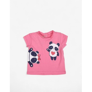Chicco Girls Tee Light Pink Printed - dress4less