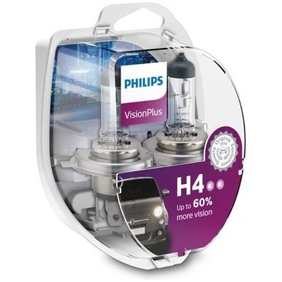 Philips VisionPlus H4 P43t-38 12V 60/55W 12342VPS2 2ks