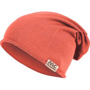 P. A. C P. A. C. Мъжка зимна шапка (beanie) P. A. C. Nature Merin 100% Recycled Merino Beanie - Coral - размер One Size (204-9410-0411)