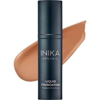 Inika Organic Make-up Liquid Foundation with Hyaluronic Acid Porcelain 30 ml