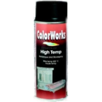 Color Works High Temp 8553 antracit žáruvzdorný lak na povrchy 400 ml