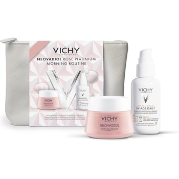 Vichy Neovadiol Rose Platinium Morning Routine коледен подаръчен комплект за укрепване на кожната бариера