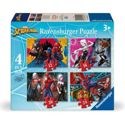Ravensburger - Puzzle 4v1 Spiderman Marvel - 1 - 39 piese