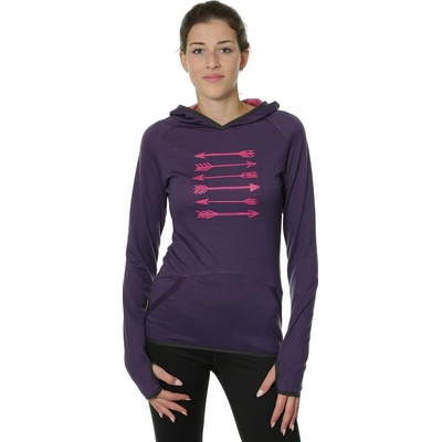 Sensor Merino Wool Upper Šípy Dark Purple