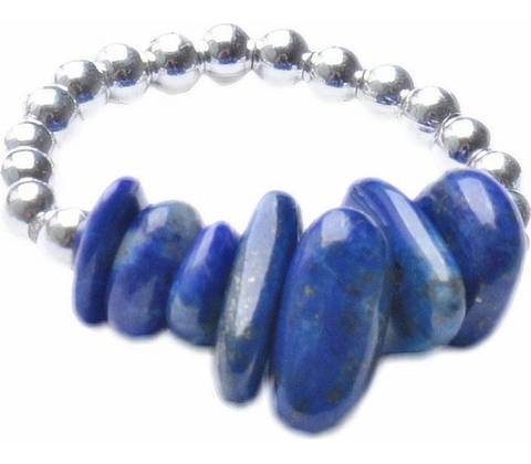 Nefertitis Lapis Lazuli prsten elastický NF16006