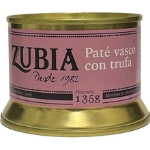 Zubia Patés Paté baskické s lanýžem vasco con trufa 135 g