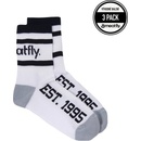 Meatfly Basic Long 3 Pack B White