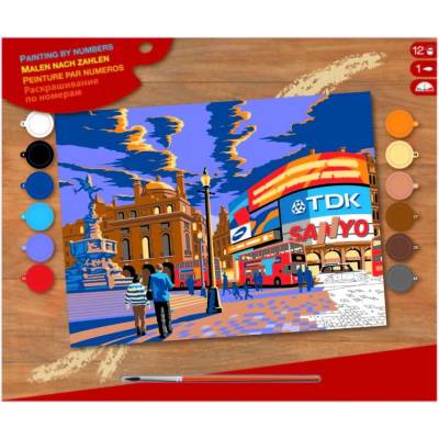 KSG Crafts Творчески комплект за рисуване KSG Crafts - Лондон Пикадили (1519)