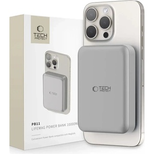 Tech-Protect Преносима батерия Powerbank Tech-Protect PB11 LifeMag MagSafe 10000 mA (5906302309504)