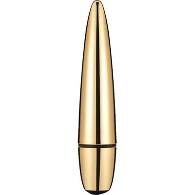Passion labs Гладък анален вибратор с презареждаща се батерия "gold bullet" 11 см