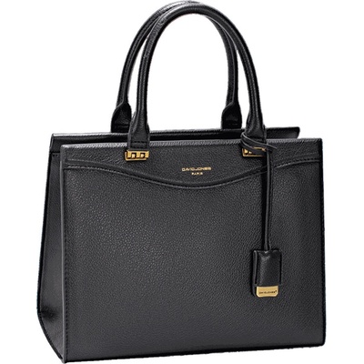 Čierna elegantná stredná kabelka do ruky David Jones