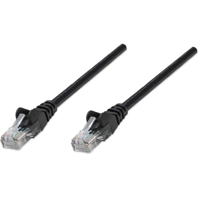 Intellinet 318143 Cat5e, U/UTP, 0,45m, černý