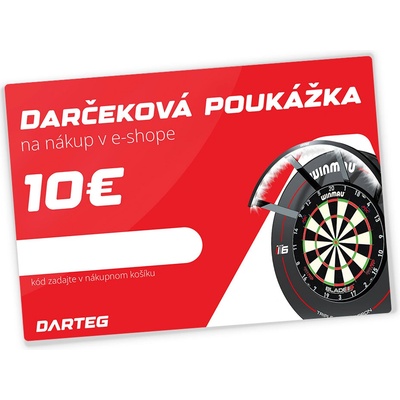 Darteg Darčeková poukážka v hodnote 10€
