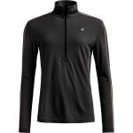 Ortovox Дамско мериносово термобельо Ortovox Women's 185 Rock'N'Wool Zip Neck Merino base layer - Black Raven (115-2706-0113)