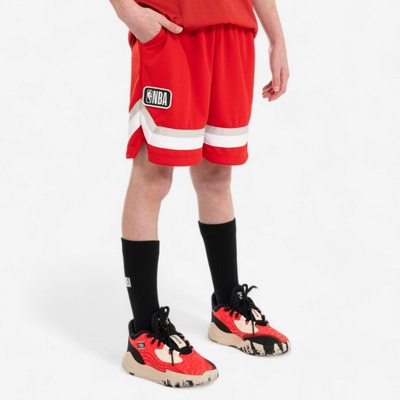 Tarmak dětské basketbalové kraťasy NBA Chicago Bulls SH 900 vícebarevná/červená