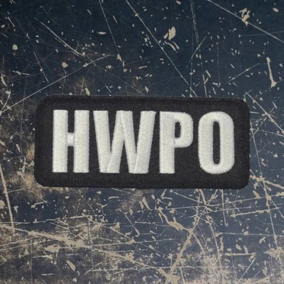 Workout nášivka HWPO - bílá