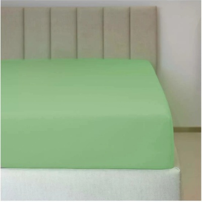 Polášek Jersey prostěradlo světle zelené lycra 90x200x15-18